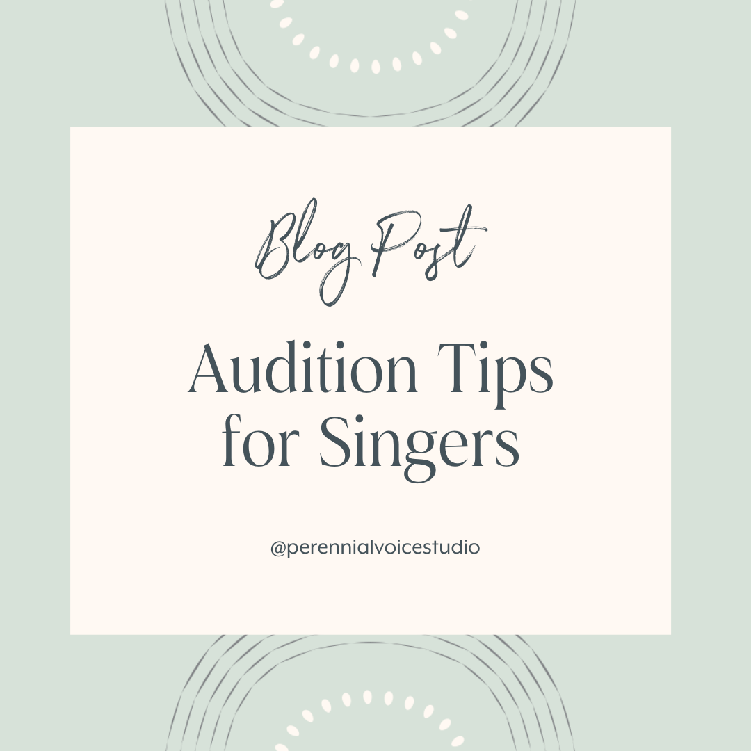 Audition Tips for Singers