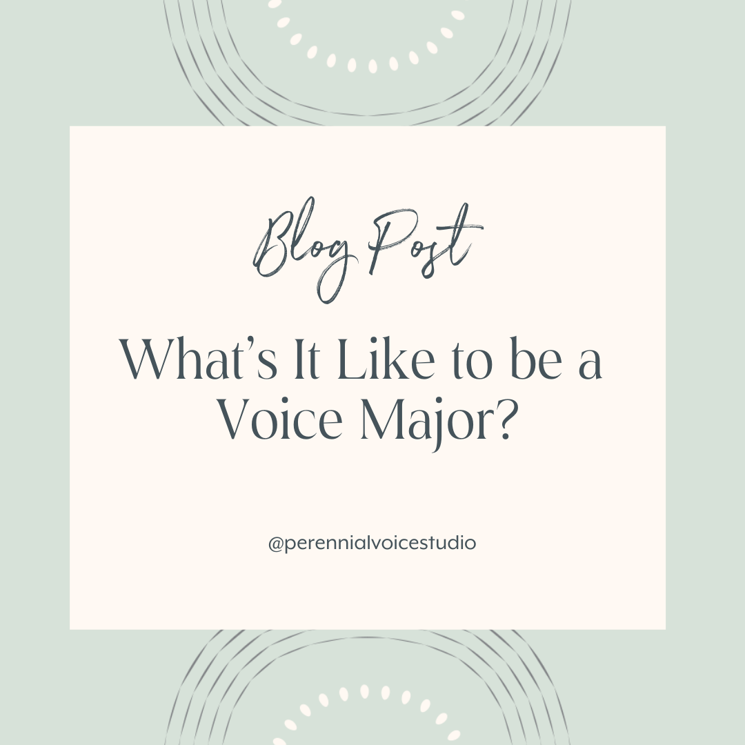 What’s It Like to be a Voice Major?