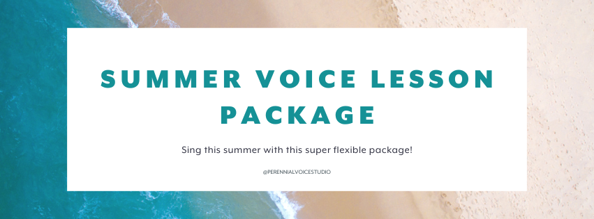 Perennial Voice Studio summer voice lesson package