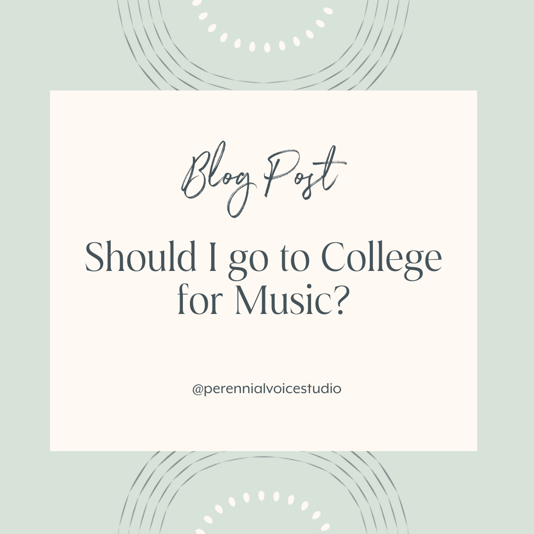 Should I Go to College for Music?